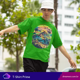 Nome do produto Camiseta Sunset Mountain – Arte, Liberdade e Natureza