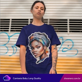 Nome do produto Camiseta Feminina Arte & Raízes – Beleza que Inspira, Força que Transforma