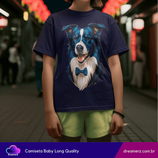 Nome do produto Camiseta Cachorro Estiloso – Seu Melhor Amigo com Muito Charme