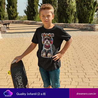 Nome do produto Camiseta Dog DJ – O Som do Estilo