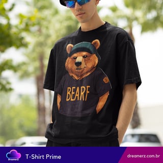 Nome do produto Camiseta Bearf – Estilo que Impõe Respeito