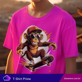 Nome do produto Camiseta MACACO NO OLHO DO TRICK – Estilo em Alta Voltagem