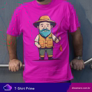 Nome do produto Camiseta: O Pescador Barbudão