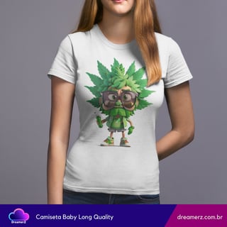 Nome do produto Camiseta Feminina Green Vibes – Estilo Roots com Atitude Urbana