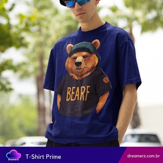 Nome do produto Camiseta Bearf – Estilo que Impõe Respeito