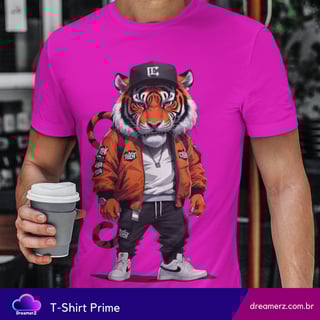 Nome do produto Camiseta Tigre Urbano – Fera no Estilo, Rei da Rua