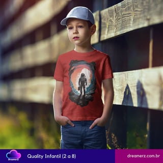 Nome do produto Camiseta Astronauta Portal Cósmico – Explore o Desconhecido