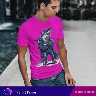 Nome do produto Camiseta Shark Boss – Estilo Frio, Atitude Quente