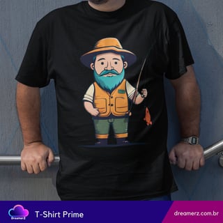 Nome do produto Camiseta: O Pescador Barbudão