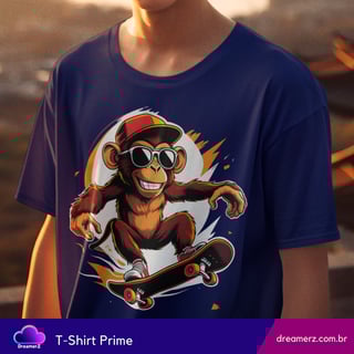 Nome do produto Camiseta MACACO NO OLHO DO TRICK – Estilo em Alta Voltagem