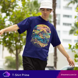 Nome do produto Camiseta Sunset Mountain – Arte, Liberdade e Natureza