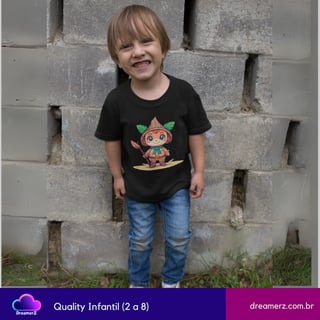 Nome do produto Camiseta Guardião da Floresta – O Aventureiro Mais Fofo da Natureza!