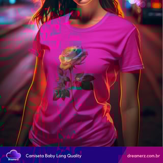 Nome do produto Camiseta Rosa Arco-Íris – A Beleza da Diversidade em Cada Cor