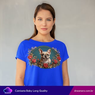 Nome do produto Camiseta Dog Royal – Estilo e Elegância em Cada Detalhe