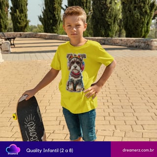 Nome do produto Camiseta Dog DJ – O Som do Estilo