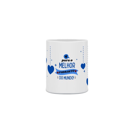 Caneca Porcelana - Melhor Padrasto