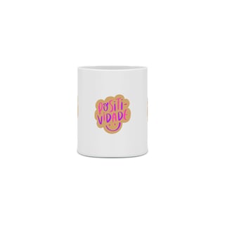 Nome do produto Caneca Porcelana - Positividade