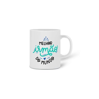 Nome do produto Caneca Porcelana - Melhor Irmão do Mundo