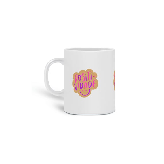 Caneca Porcelana - Positividade