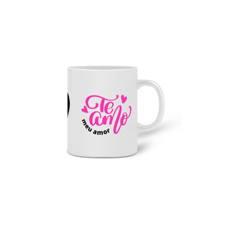 Nome do produto Caneca Porcelana - Te Amo Meu Amor