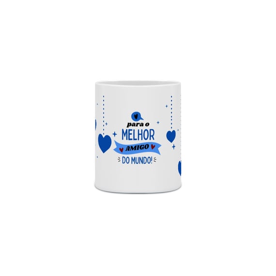 Caneca Porcelana - Melhor Amigo