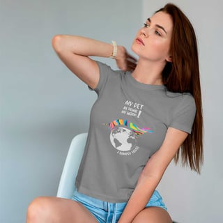 Nome do produto Camiseta Feminina | Baby Long | Linha QUALITY