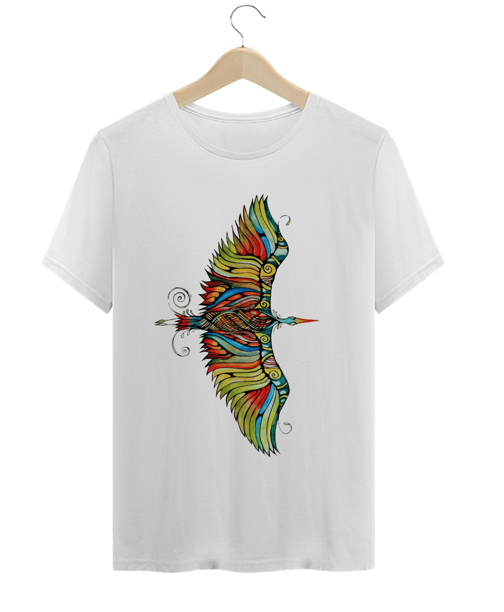 Nome do produto: Camisa com Manga - Rei dos Pássaros