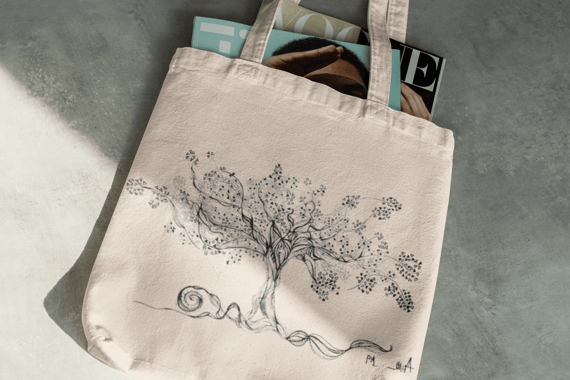 EcoBag Grande - Árvore de Alba