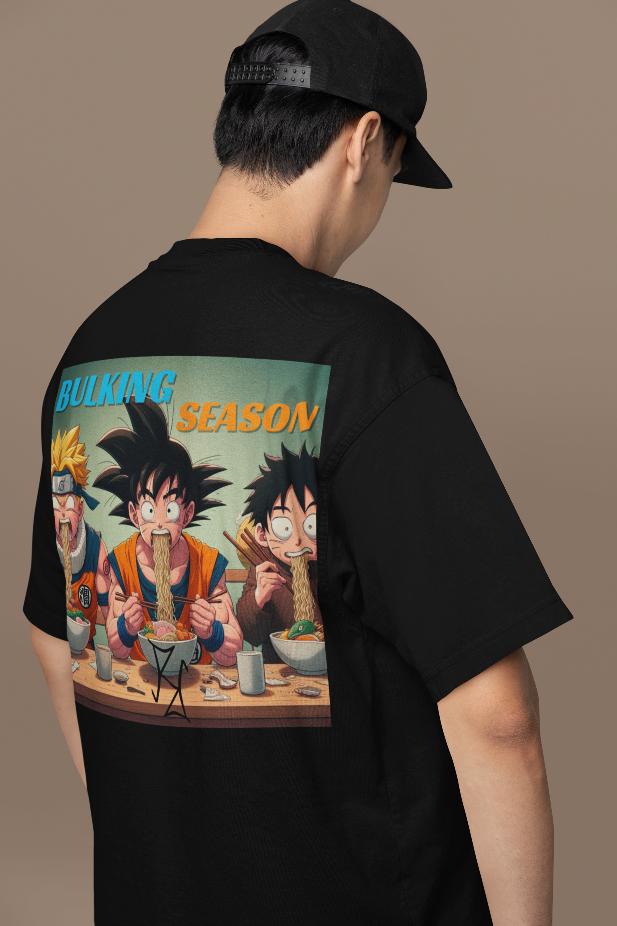 Oversized Bulking Season - Goku, Naruto e Luffy 