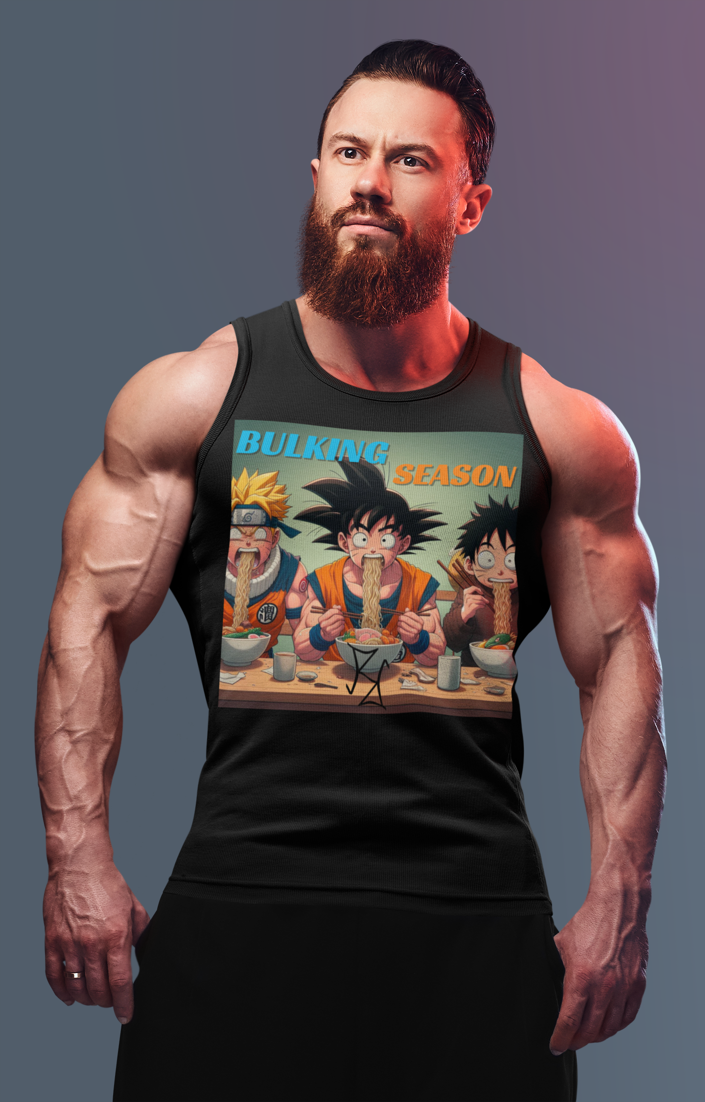 Regata Bulking Season - Goku, Naruto e Luffy