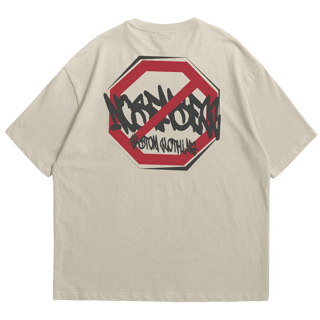 Nome do produto Oversized Proibido Nosense - Estampa Escura