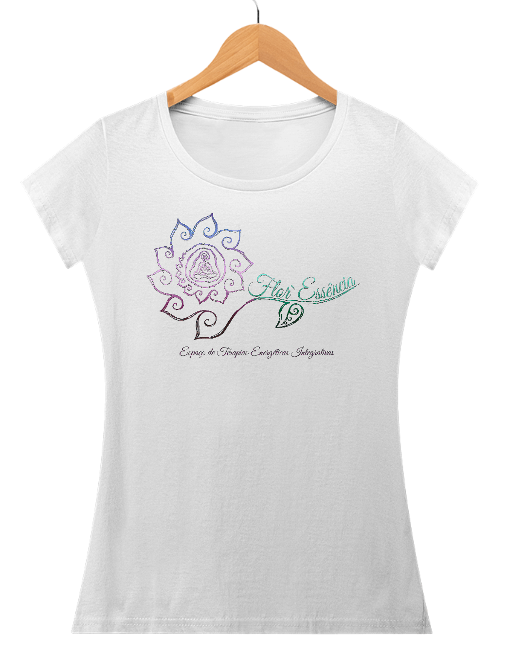 Camiseta Baby Long Flor Essência 