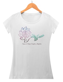 Camiseta Baby Long Flor Essência 