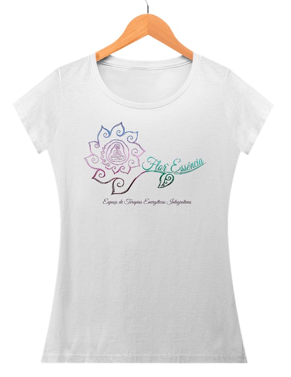 Camiseta Baby Long Flor Essência 