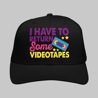 Nome do produto Boné Trucker Videotapes VHS | rebobine o estilo