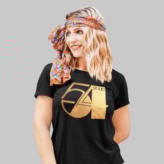 Camiseta Feminina Studio 54 | Brilho e estilo das noites disco