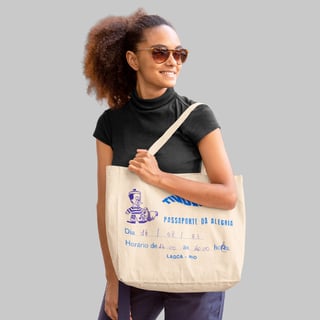 Nome do produto Ecobag Passaporte da Alegria Tivoli Park | Vai e volta com história