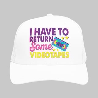 Boné Trucker Videotapes VHS | rebobine o estilo