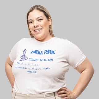 Camiseta Plus Size Passaporte da Alegria Tivoli Park 1983 | Conforto nostálgico