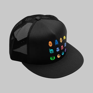 Nome do produto Boné Trucker Saga Star Wars | Que a Força guie a sua cabeça