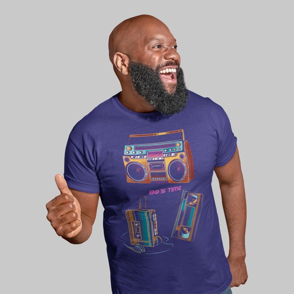 Nome do produto: Camiseta Plus Size 80’s Time | Conforto para dar play nas lembranças