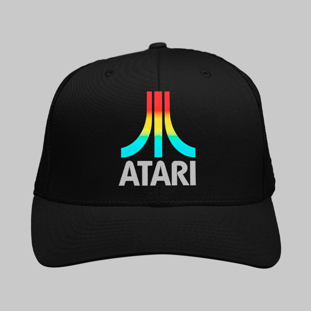 Nome do produto: Boné com Tela Atari Logo Colorido | press start no estilo