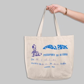 Ecobag Passaporte da Alegria Tivoli Park | Vai e volta com história