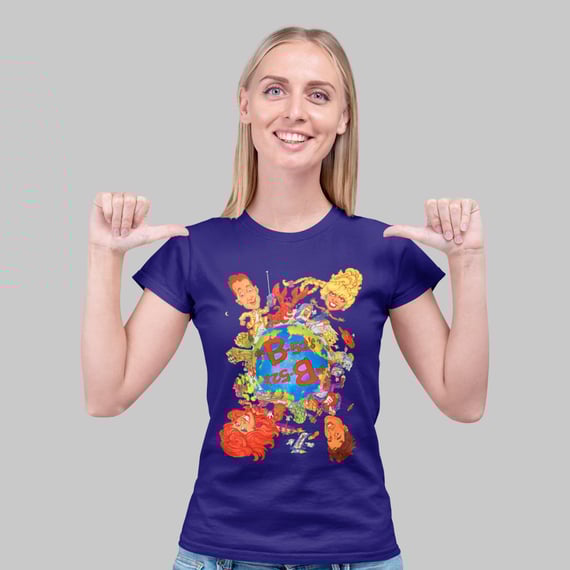 Camiseta Feminina B-52’s World Party | brilho, cor e atitude