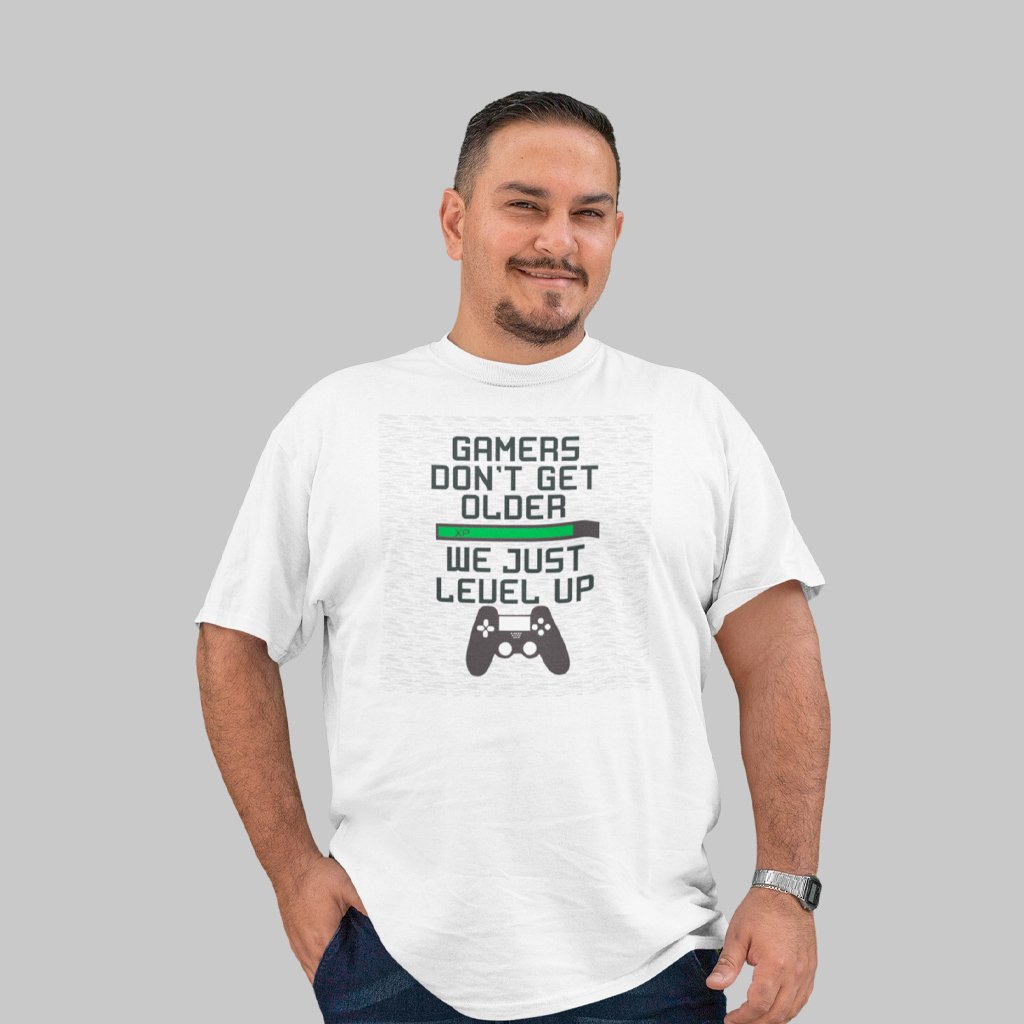 Nome do produto: Camiseta Oversized Unissex Level Up XP | joga o tempo a favor