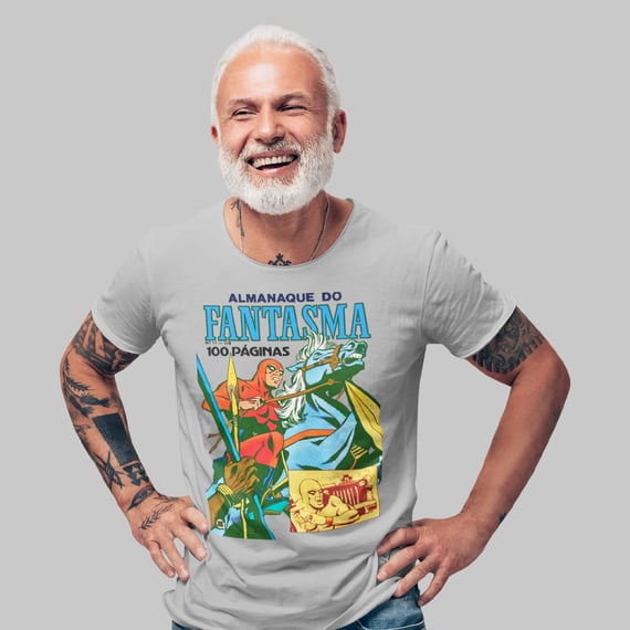 Camiseta Unissex Fantasma Capa Almanaque | Use o espírito da aventura