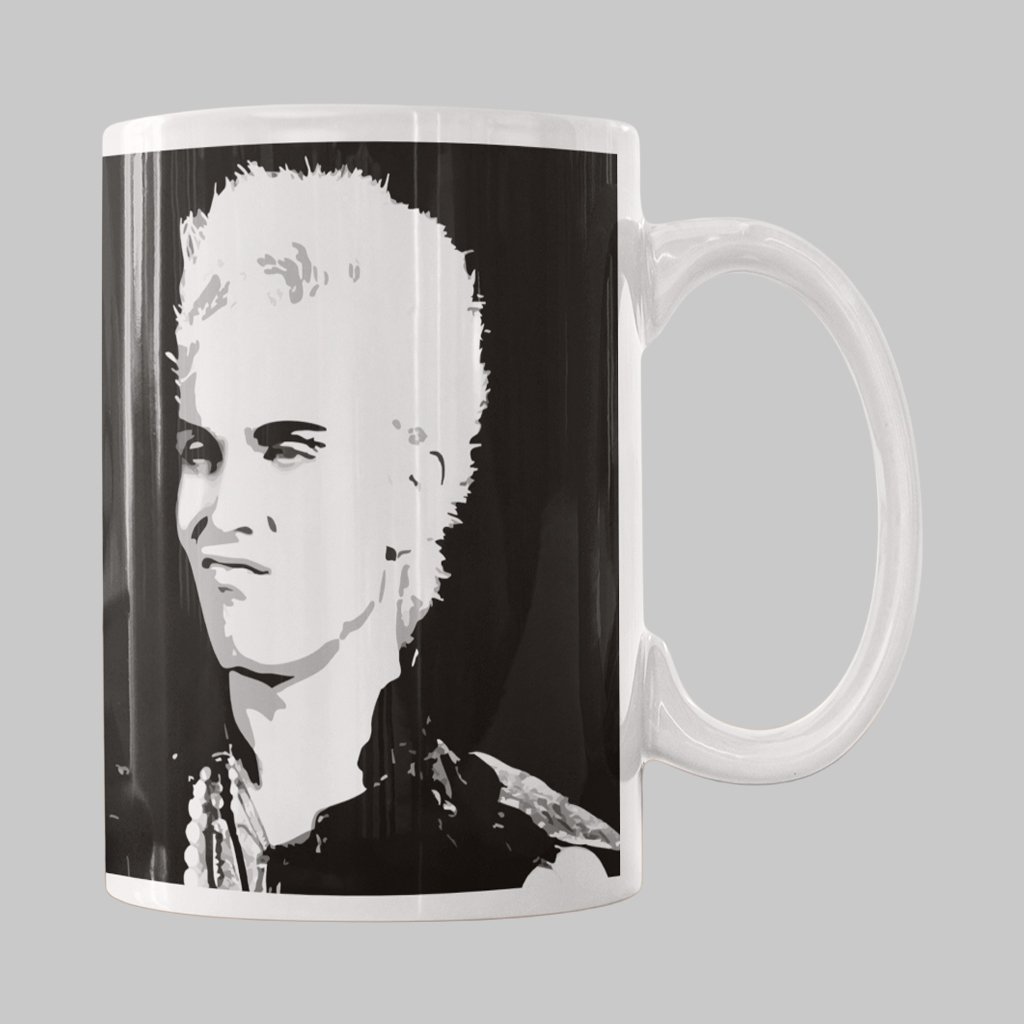 Nome do produto: Caneca Billy Idol em Negativo | Rock e atitude em cada gole