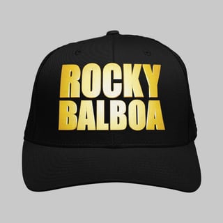 Boné com Tela Rocky Balboa | levante a guarda do estilo