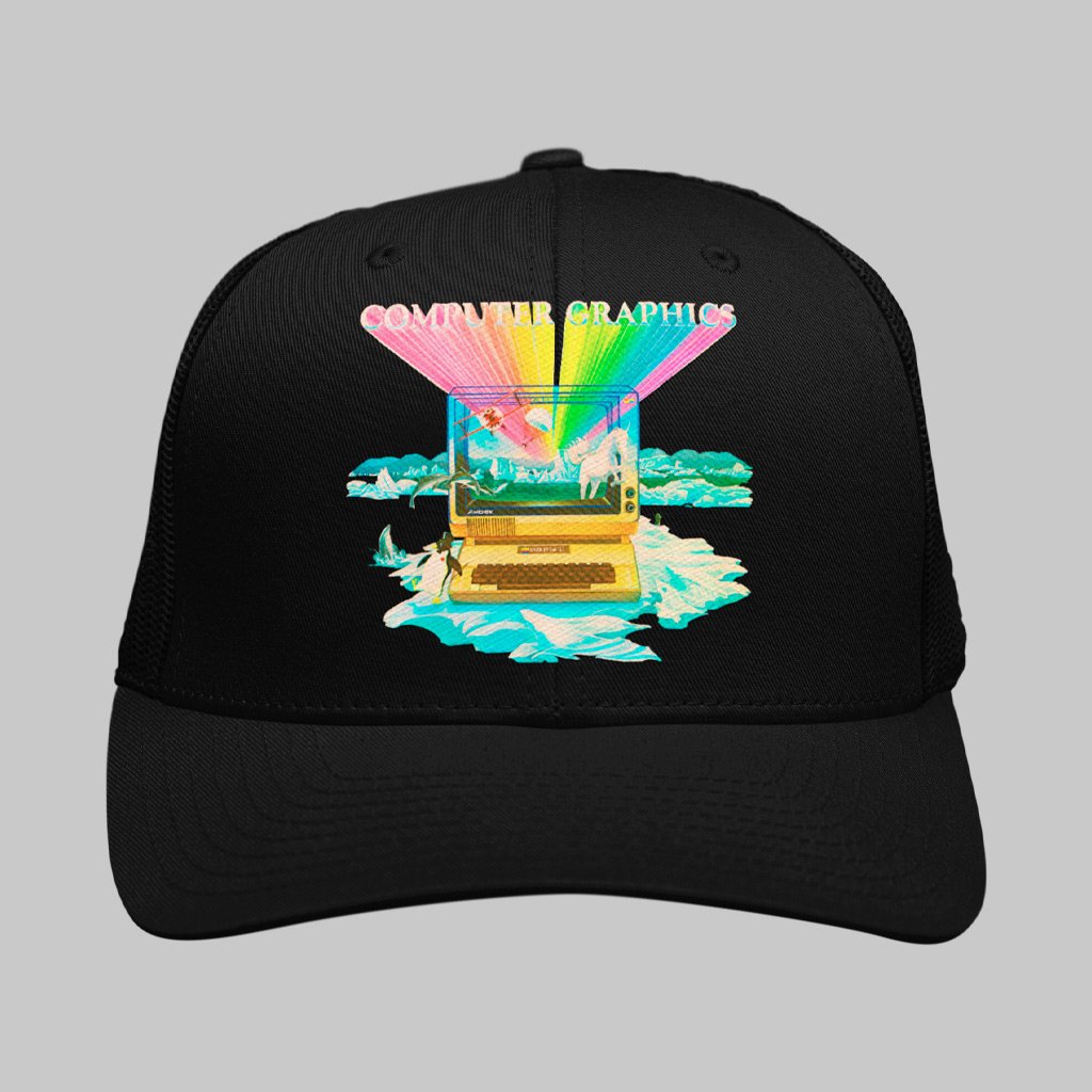 Nome do produto: Boné Americano com Tela Computer Graphics | vista o pixel power