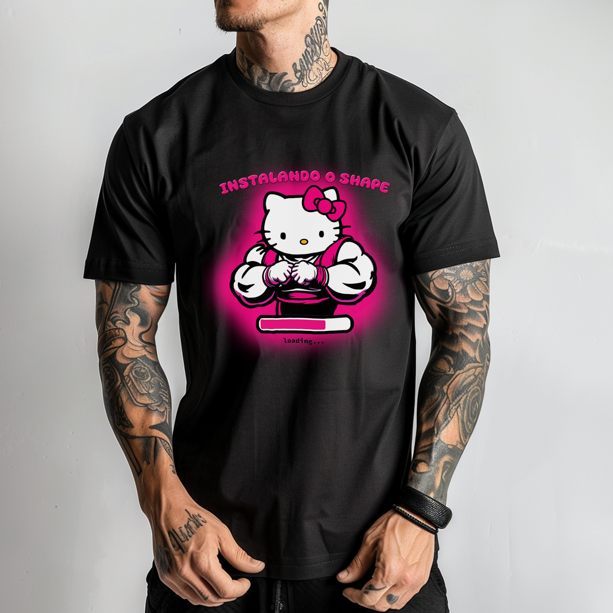 Camisa Hello Kitty -  Instalando o Shape 